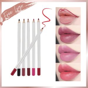 Matita per labbra all'ingrosso stampato il tuo bulk Inizia Cometics Private Label Trucco Lipliner Matita per sopracciglia vegana impermeabile Eyeliner240129