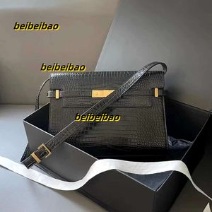 Hobo 2024 New Manhattan Handtasche Damen Umhängetasche Echtes Leder Clutch Reiseumschlagtaschen Herrenmode Sachen Säcke Umhängetasche Pochette Hobo Abendtasche