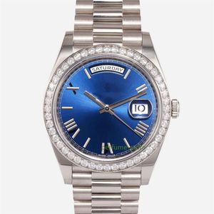 Brand World Luxury Watch Najlepsza wersja Blue Roman Diamond Bezel 228349RBR Automatyczne ETA CAL.3235 OBEJRZYJ 2-letnie gwarancyjne zegarki męskie