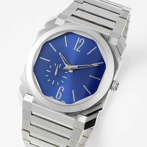 BVF factory high-quality watch 316 fine steel case sapphire crystal glass mirror blue dial pearl top custom mechanical movement 40MM