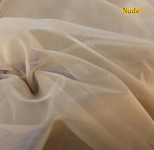 soft mesh fine nude color tulle 160cm wide 5 meters/lot good quality for sewing transparent corsets dress 240202