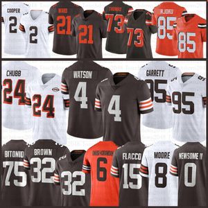 Myles Garrett Nick Chubb Football Jersey Joe Flacco Amari Cooper Deshaun Watson Jeremiah Owusu Koramoah Denzel Ward David Njoku Sione Takitaki