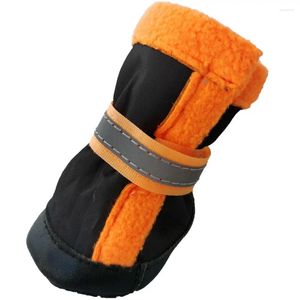 Dog Apparel Pet Clothing Reflective Shoes Non-slip Wear-resistant Soles Suitable For Small And Medium-sized Dogs