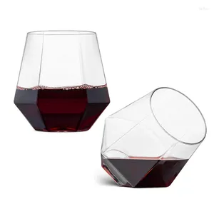 Tumblers Pet Champagne Flety 12 unz Unbreakable ShatterProof wielokrotnego użytku bez BPA Kupki jednorazowe szkło na przyjęte urodziny ślubne