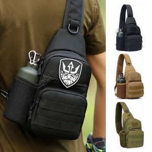Военная тактическая сумка через плечо, мужской походный рюкзак, нейлоновый рюкзак для улицы, охоты, кемпинга, рыбалки, армейской походной нагрудной сумки 240124