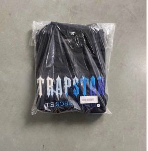 Mevcut Hareket Erkek Tişörtleri Yaz Tshirt Trapstar Kısa Takım 2.0 Şömine Kod çözülmüş Kaya Şeker Lezzeti Ladies İşlemeli Alt Trailsuit T Shirt 1113ess