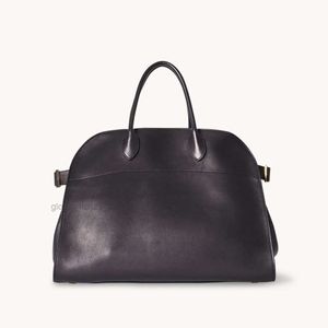 The Row Bag Margaux15 Totes大容量Margaux 10ハンドバッグパークトートレザーラグジュアリー女性デザイナーCamdemフラットショルダーストラップソフトテラス財布