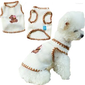 Köpek giyim ayı hoodies yelek küçük köpekler için beyaz sweatshirt köpek ve kedi kolsuz ceket bir dachshund xs