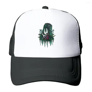 Bola Caps Hollow Knight Silksong Trucker Chapéus Malha Net Boné de Beisebol Snapback Elegante Hip Hop Ajustável Chapéu Repicado Para Homens Mulheres