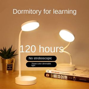 Lampade da tavolo a LED Protezione per gli occhi Luci di apprendimento ricaricabili USB Camera da letto per bambini Regolazione del comodino Luce notturna da lettura 240125