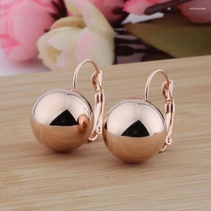Dangle Earrings Metal Ball Bead Big Drop For Women Fashion Jewelry Round Exaggerated Personality Charm Earring Wholesale