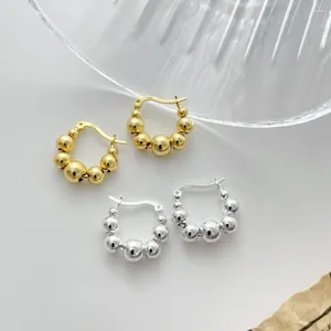 Cluster Rings Karachi French S925 Sterling Silver Earrings For Female Niche High-end Fashionable Elegant And Retro Temperament