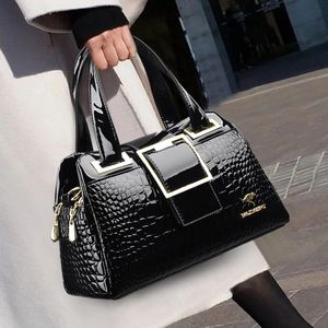 Luxus Designer Handtasche Marke Umhängetaschen Für Frauen 2024 Muster Leder Schulter Taschen Casual Tote Tasche Bolsos 240124