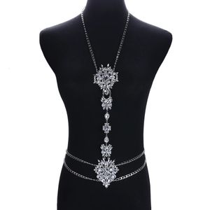 2024 moda claro cristal strass cintura corrente corpo corrente colar feminino jóias sexy barriga corrente mulher cintura 240127
