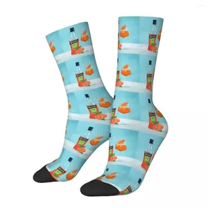 Men's Socks Aperol Spritz Harajuku Super Soft Stockings All Season Long Accessories For Man's Woman's Gifts