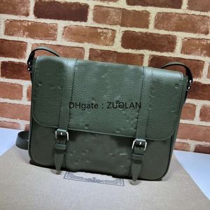 Men Fashion Designe Messenger Crossbody Handbag حقيبة الكتف حقيبة أعلى مرآة الجودة 760234 حقيبة محفظة