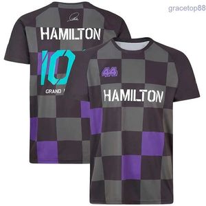 XB9J Magliette da uomo Nuove F1 Formula 1 Lewis Hamilton Team Racing Car 3d Stampa uomini donne Sport Sports Casual O-Neck Thirt Kids Kids Tees Tops Jersey