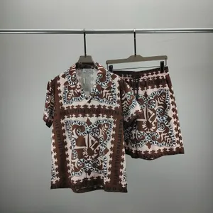 Męskie swetry plus luźnie kapturem Suit z kapturem swobodny mody kolorowy pasek drukowania azjatyckiego dzikiego oddychania długie rękaw Set S12d3