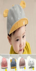 Süße Krone Babymütze Baumwolle Baby Frühling Sommer Baseballmütze Kleinkind Säugling Junge Mädchen Sonnenhut mit Ohr Snapback verstellbar273n3652686