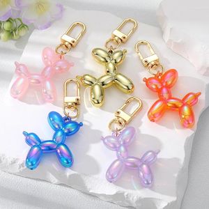 Keychains ALIYA Cartoon Animal Couple Key Ring For Women Men Colorful Cute Pet Bag Car Holder Airpods Box Jewelry Wholesale