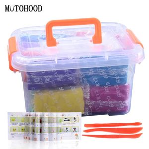 MOTOHOOD 24 colori Melma Giocattoli per bambini Plastilina e kit di attrezzi Scalabilità Luce modellabile Argilla Regalo per bambini Apprendimento Educativo 240124