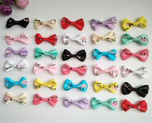 100pcs lot 1 4inch Hair Bows Clips for Girls Baby Toddlers Teens Cartoon Hair Clip Alligator Hairpins Party Favors Gifts Set for 14485843