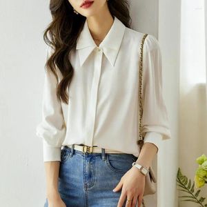 Frauen Blusen Elegante Damen Shirts Mode Frauen Chic Frühling Herbst Kausalen Langarm Schlank Mujer Blusas