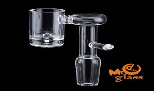 Novo Núcleo Vulcânico Quartzo Domeless Elétrico Banger Nail Para 20mm Bobina de Aquecimento 9mm Inferior Quartz Ebanger Nail Clear Joint Oil Rigs1442284