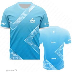 T-shirt da uomo Stratus Cloud T-shirt da uomo Camicia a maniche corte Esports Team Stampa 3D Uniforme personalizzata comoda e casual Chiamata dai fan Eet3