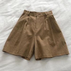 Kvinnors shorts klä upp icke-blekande sommar löst passande kvinnor brett ben för flicka