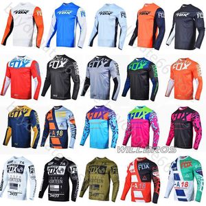 Men's T-shirts Motocross Jersey 180 360 Long Sleeve Mx Bmx Dh Dirt Bike Clothes Bicycle Motorcycle Cycling Summer T-shirt for Men 0lhy