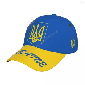 Ball Caps Unisex Flag Ukraine Cool Ukrainians Adult Baseball Cap Patriotic Hat For Soccer Fans Men Women