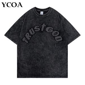 11-t-shirt kobiety najlepsze koszulki Y2K Summer Korean Fashion Hip Hop Letter Harajuku Print Streetwear Vintage Grunge Goth Odzież 240125