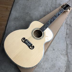 Akustische Gitarre 41-Zoll 6 Saiten Tiger Patterned Maple Panel Ebenholz Griffbrett Unterstützung Anpassung Freeshippings