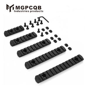 MGPCQB MLOK Handguard 3/7/9/11/13 slot cinco peças acessórios de trilho guia MLOK