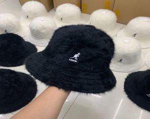 2020 neue Känguru Kangol Furgora lässig Herbst Winter Runde Top Kaninchenhaar Plüsch Becken Kappe Fisherman039s Hut8103161