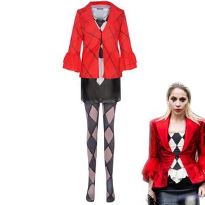 Clown 2024 2 Harley Quinn Costume Halloween Movie with the Same Queen Cosplay