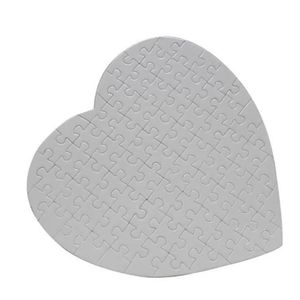 UPS DIY Heart Shaped Sublimation Puzzles Blank Pearl Jigsaw Puzzle Wedding Birthday Valentine's Day Party Favor Gift Z 2.14