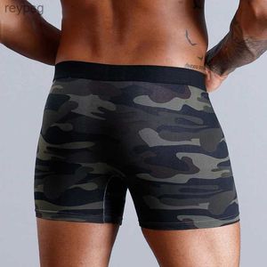 Underbyxor kamouflageboxare män underkläder shorts boxershorts boxare sexig bomullstam plus yq240214