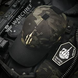 Chieftain Haishen Tactical Baseball Hat Men's Black Hat Wholesale New Outdoor Duck Tongue Hat Men's and Women's Baseball Caps