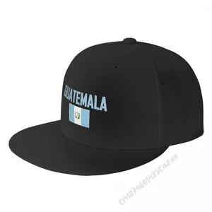 Ball Caps Guatemala Flat Brim Base Baseball Cap Rectustable Men Women Women Openoor Hip Hop Hat для подарока