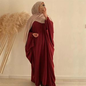 Этническая одежда Ид Скромное платье Женщины Мусульманская Обычная Абая Исламская Рамадан Молитвенная одежда Арабский халат Турция Кафтан Платье-кафтан Платья