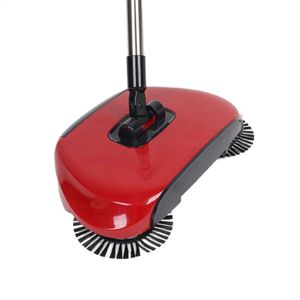 Household Hand Sweeping Machine Without Electricity 360 Degree RotatingAutomatic Cleaning Push Sweeper Broom Dustpan Trash Bin 240123