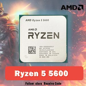 Ryzen 5 5600 R5 35 GHz 6Core 12Thread CPU Processor 7NM L332M 100000000927 Socket AM4 No Fan 240126