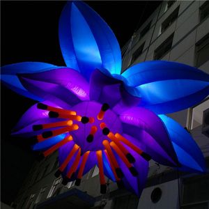 6mD (20ft) with blower wholesale Hanging Ceiling Inflatable Balloon Flowers For Weeding Stage Decoration