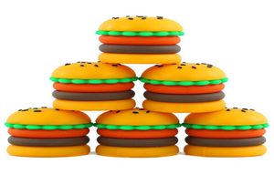 New hamburger container Silicone Container Jar Wax Concentrate 5ML Container Silicon Jar for Wax Dab Nonsolid Color poetabl SEA WA8985485