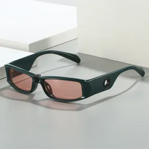 Солнцезащитные очки в маленькой оправе в стиле панк, квадратные, женские и мужские, модные дизайнерские, модные, винтажные, в стиле хип-хоп, полые круглые солнцезащитные очки