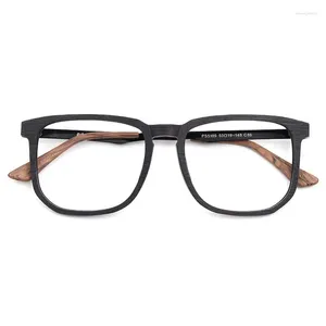 Sunglasses Frames Arrivals Japan Style Retro Eyewear Wood Grain Acetate Alloy Reading Prescription Glasses For Men Optical Eyeglass