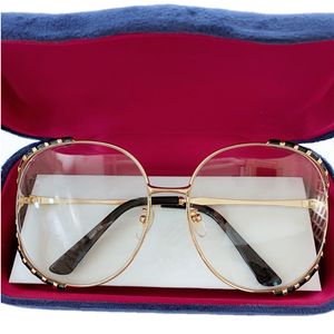 New Star 596oa Lux Big Glasses Rame 58-19-135 Круглый металлический полый женщина Exqusite Красочный обод для получения рецептурных очков для очков