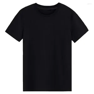 Erkekler A3124 İnce T-Shirt Erkekler Düz Tee Standart Boş Tişört Siyah Beyaz Tees Top